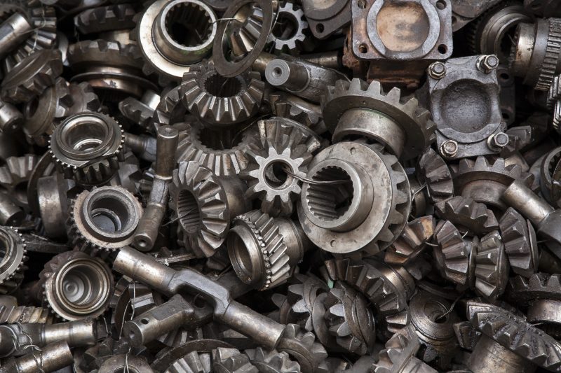 Parts used at a machine shop