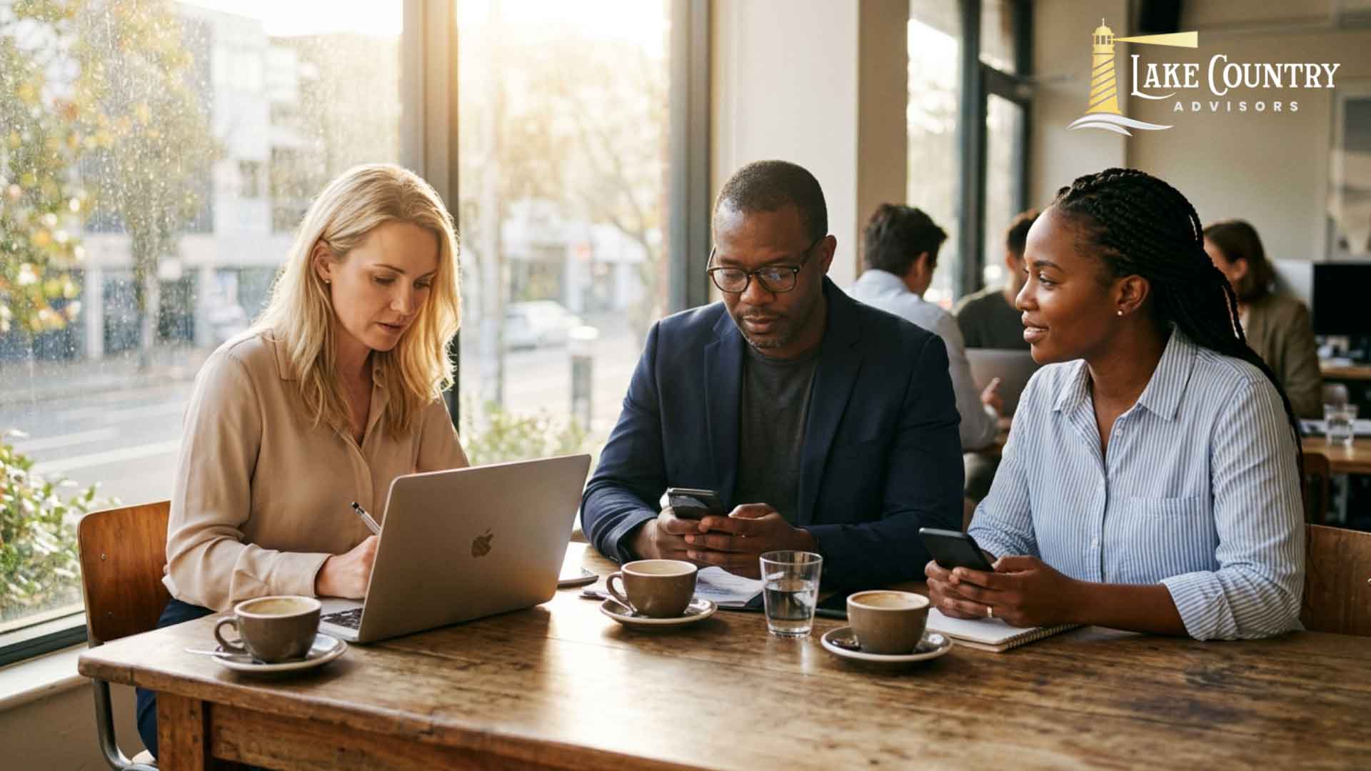 M&A advisors review financial and deal information before listing a manufacturing business for sale.